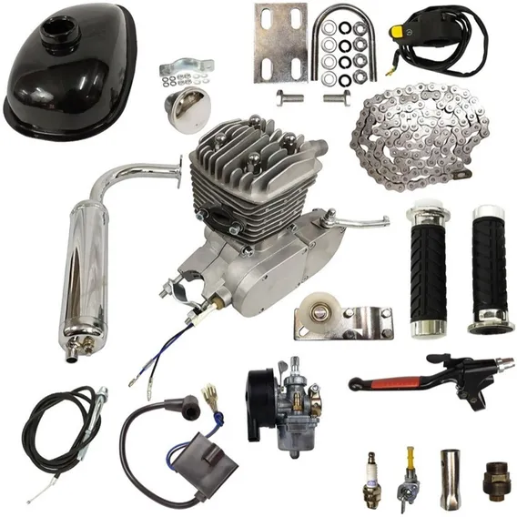 Kit Motor Bicicleta Motorizada Gasolinatanque 80cc Completo Foto 1