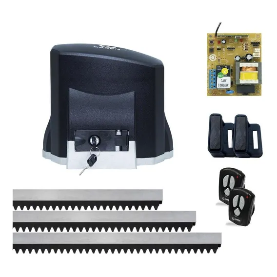 Kit Motor De Portão Deslizante Garen Kdz Classic 1/4 Hp Foto 1