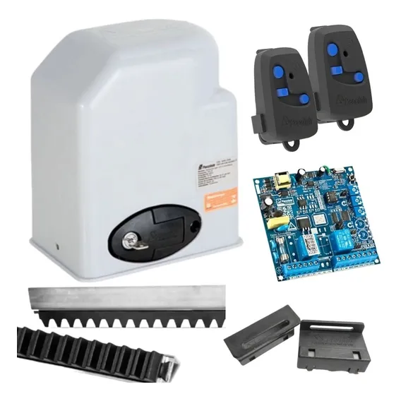 Kit Motor De Portão Deslizante Light 1/3cv Peccinin C/ 3 Mts Foto 1