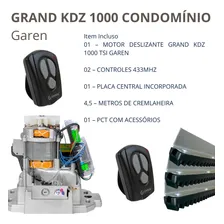 Kit Motor Deslizante Grand Kdz Tsi Garen Bi 4,5m Cremalheira Foto mini 3