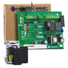Kit Motor Portão Central Placa Nkxb30 Rossi Bv + 2 Controles 127/220v Foto mini 1