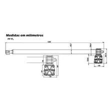 Kit Motor Portão Rossi Pivotante 220v 1200mm Folha Até 4mts Foto mini 4