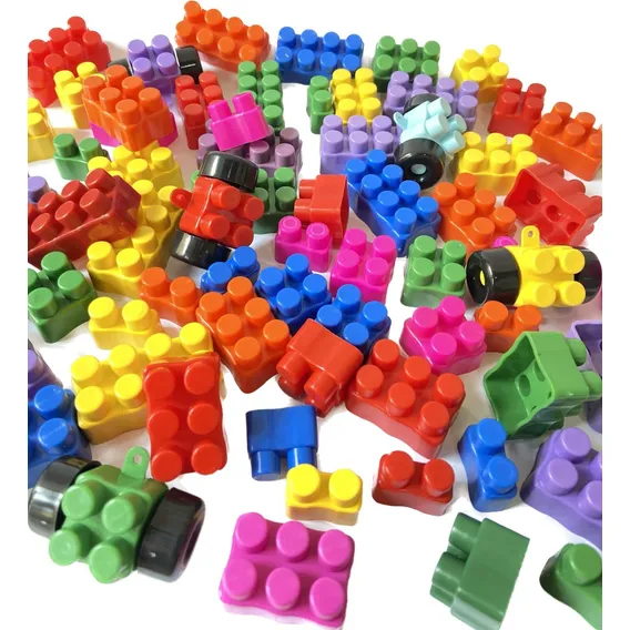 Kit Multiblocos Com 200 Peças - Blocos - Montar - Criança Foto 1