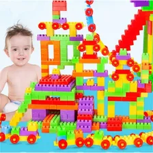 Kit Multiblocos Com 300 Peças - Blocos - Montar - Criança Foto mini 1