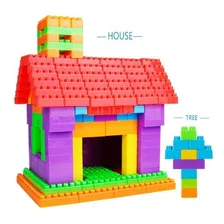 Kit Multiblocos Com 300 Peças - Blocos - Montar - Criança Foto mini 3