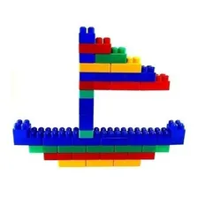 Kit Multiblocos Com 300 Peças - Blocos - Montar - Criança Foto mini 4