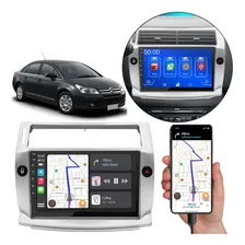 Kit Multimidia Carplay Android Auto Mp5 Citroen C4 Pallas Cor Prata Foto mini 1