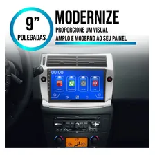 Kit Multimidia Carplay Android Auto Mp5 Citroen C4 Pallas Cor Prata Foto mini 2