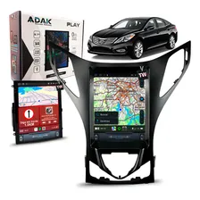 Kit Multimídia Tesla Android Gps Wifi Carplay Hyundai Azera Cor Hyundai Azera 2012 2013 2014 2015 Foto  mini 1