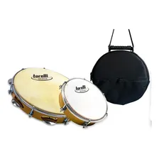 Kit Musical Completo Pandeiro Pele Animal + 2 Produtos Foto mini 1