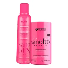 Kit Nanobtx Richée Shampoo 250ml + Repositor De Massa 1kg Foto  mini 1