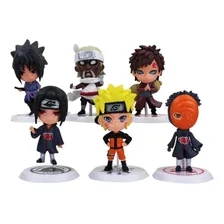 Kit Naruto Com 6 Personagens Bonecos Em Miniatura Foto mini 2