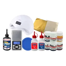 Kit Natal Criativo Com Resina Epoxi E Pigmentos Foto  mini 1