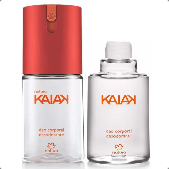 Kit Natura Kaiak Feminino Desodorante Spray + Refil 100ml Foto 1