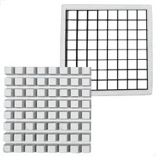 Kit Navalha Faca 10mm P/ Picador Cortador Legumes Pequeno Foto mini 1