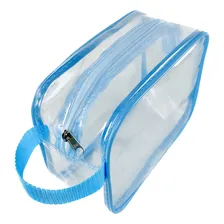 Kit NĂ©cessaire 10 Unidades Transparentes PlĂĄstico 0.30 Cor Azul BebĂȘ Foto mini 2