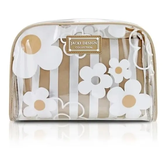 Kit Necessaire 2 Peças Bem-me-quer Jacki Design Ahl18580 Cor Nude Foto 1