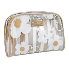 Kit Necessaire 2 Peças Bem-me-quer Jacki Design Ahl18580 Cor Nude Foto mini  2