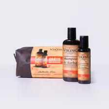 Kit Necessaire Shampoo e Condicionador de Barba Terra Viking Foto mini 2