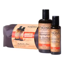 Kit Necessaire Shampoo e Condicionador de Barba Terra Viking Foto mini 1