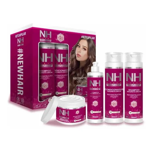 Kit New Hair Belkit Crescimento Forca Reconstrução Foto 1