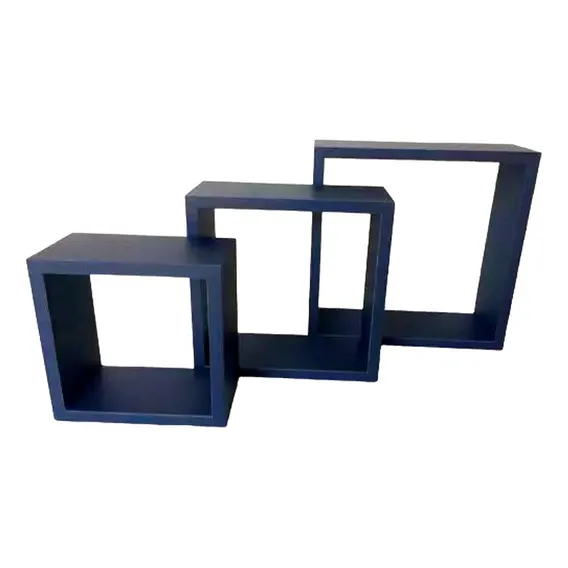 Kit Nicho Mdf Preto - 3 Unidades - Organizador Para Parede Foto 1