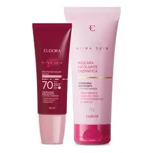 Kit Niina Máscara Esfoliante 75g+ Protetor Solar Fps 70 40ml Foto mini 1