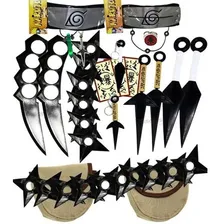 Kit Ninja Naruto Kunai Naruto Shuriken Bandana Itachi K98 Foto mini 1
