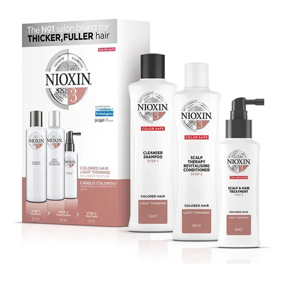Kit Nioxin Sistema 3 - Shampoo E Cond 300ml + Leavein 100ml Foto 1