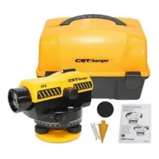 Kit NĂvel Ă“ptico Automático 32x + Mira 4m + TripĂ© Topografia Foto mini 3
