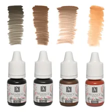 Kit Nuance Pigmentos Hibrido Micropigmentação Sobrancelhas Cor Linha Híbrida Nuance Foto mini  3