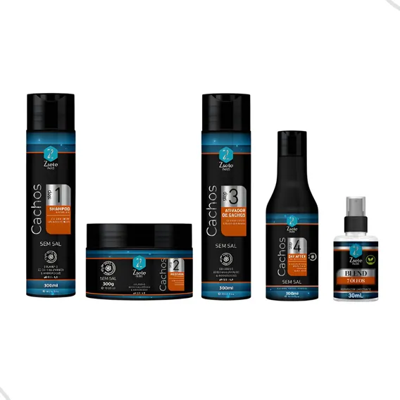 Kit Nutrição Cachos Umectação Profissional Kit Cachos Brilho Foto 1