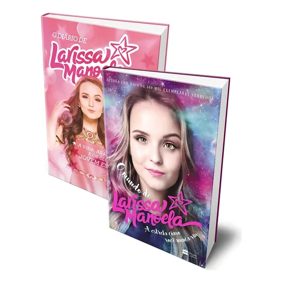Kit O Diário De Larissa Manoela + O Mundo De Larissa Manoela, De Larissa Manoela. Editorial Harpercollins, Tapa Mole En Português Foto 1