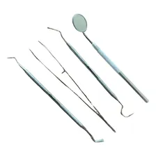 Kit Odontológico-escavador-cureta Maccall-espelho-pincá Clín Foto mini 1