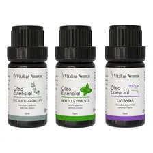 Kit Oleo Essencial - Lavanda Eucalipto Hortelã Pimenta Foto mini 1