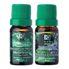 Kit Óleos Essenciais De Melaleuca E Hortelã 10ml Foto mini 1
