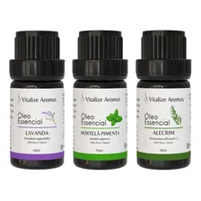 Kit Óleos Essenciais Lavanda Hortelã Pimenta Alecrim Foto mini 1