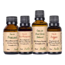 Kit Óleos: Pracaxi+ Argan+ Rosa Mosqueta = Babosa Foto  mini 1