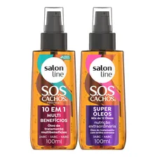 Kit Óleos Tratamento Sos Cachos E Super Óleos Salon Line Foto mini 1