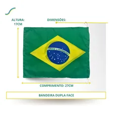 Kit Olho De Tubarão Led Mastro Preto Led Com Bandeira Brasil Cor Da Luz Olho Preto Foto mini 4