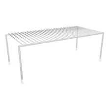 Kit Organizador Armário Cozinha Xícara Panela Prato Aço 6 Un Cor Branco Foto mini  3