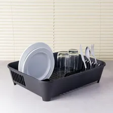 Kit Organizador Pia Bancada Cozinha 3pcs Escorredor Lixeira Cor Vermelho Foto mini 2
