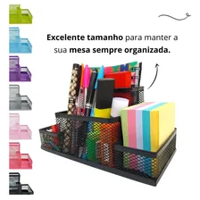 Kit Organizador Porta Caneta Porta Treco Porta Lapis Foto mini  2