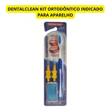 Kit Ortodontico Dentalclean Escova Interdental E Passa Fio Foto mini 3