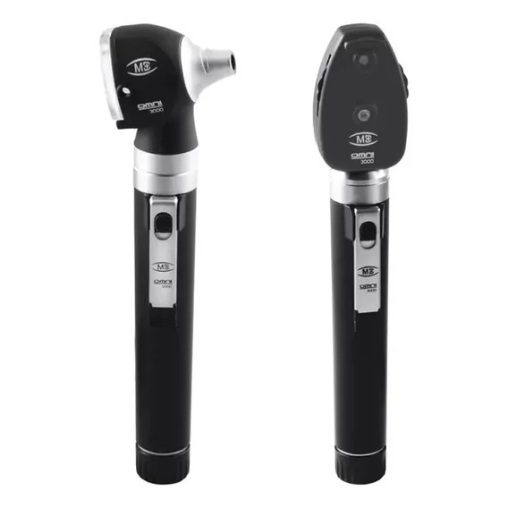 Kit Otosc贸pio + Oftalmosc贸pio Md - Estojo Macio Omni 3000 Cor Preto Foto 1