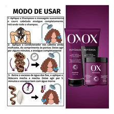 Kit Ox PeptĂdeos: Shamp, Cond, Másc, Leave-in E FluĂdo Foto mini 3