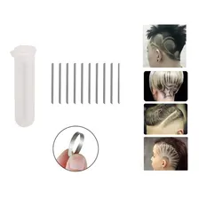 Kit P/ Cabeleireiro Com Moldes E Caneta Capilar Profissional Cor Lilás Foto mini 2