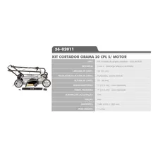 Kit P/ Cortador De Grama Lr-200 Kawashima 20 Cpl Sem Motor Cor Cinza-prateado Foto mini  2