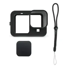 Kit P Gopro Hero 9 Black Case Estanque Película Capa Silicon Foto mini 2