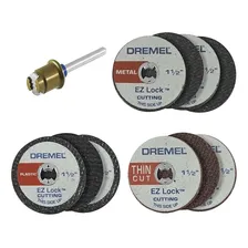 Kit P/ Micro Retífica Ez-lock P/ Cortar 11 Pçs Dremel Ez728 Foto mini 2